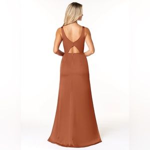 Azazie cedar rose A2 bridesmaids dress